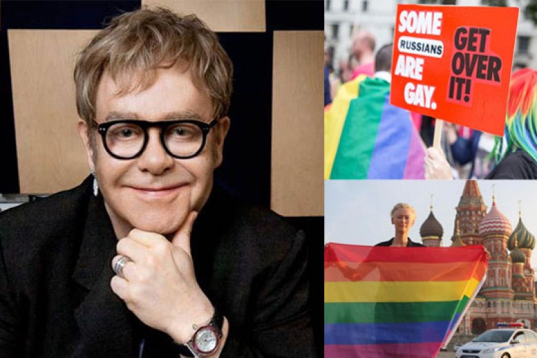 Elton John Minta Rusia Akhiri Diskriminasi