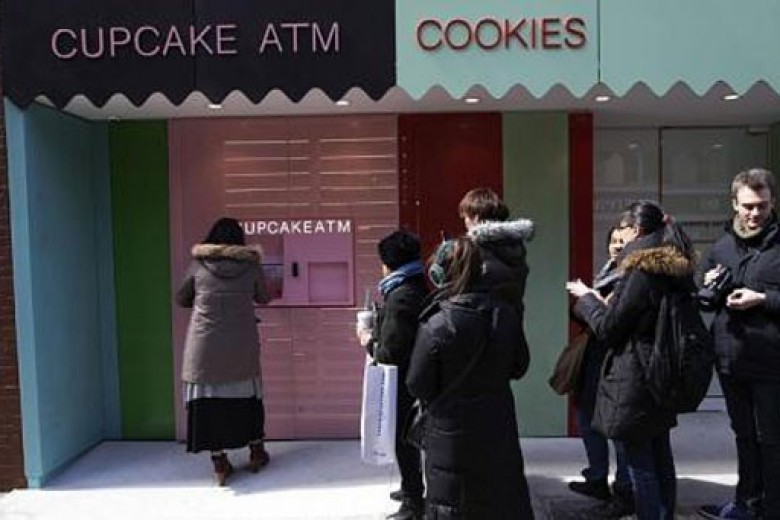 Wow, Ada ATM Cupcake di New York!