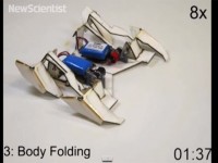 Robot Origami Melipat Dirinya Sendiri