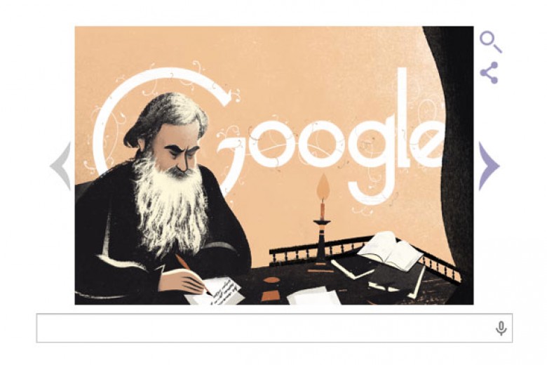 Ulang Tahun Leo Tolstoy di Google