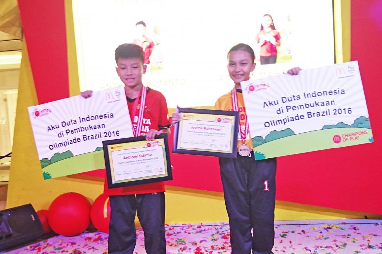 Dua Anak Indonesia untuk Olimpiade Rio 2016