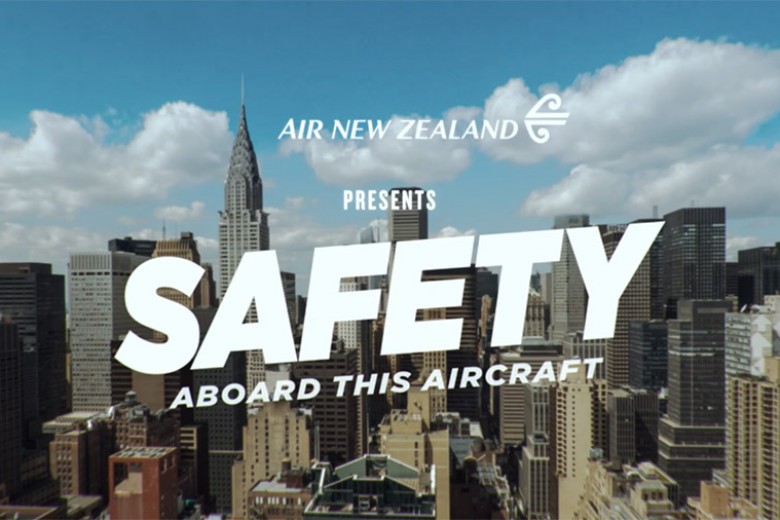 Air New Zealand Bikin Video Kocak