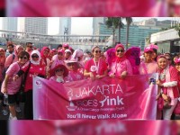 Jakarta Goes Pink Simbol Peduli Kanker